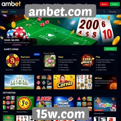 Plataforma ambet.com oferece diversidade de jogos online